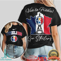 Pittsburgh ST Shirtlers Vive la France Eiffel Tower Graphic T Shirt - Limotees LLC
