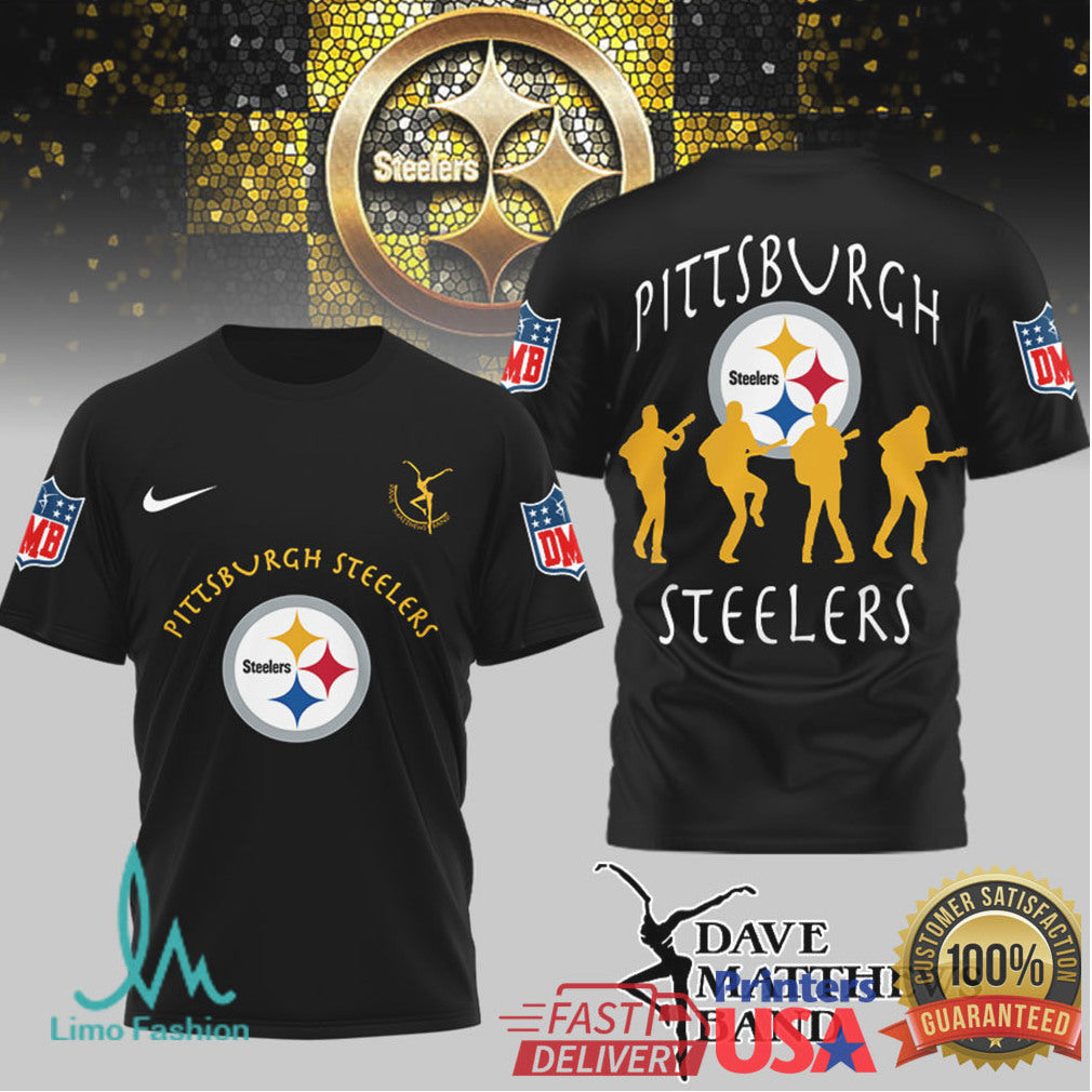Pittsburgh ST Shirtlers x Dave Matthews Band Music & Football T Shirt