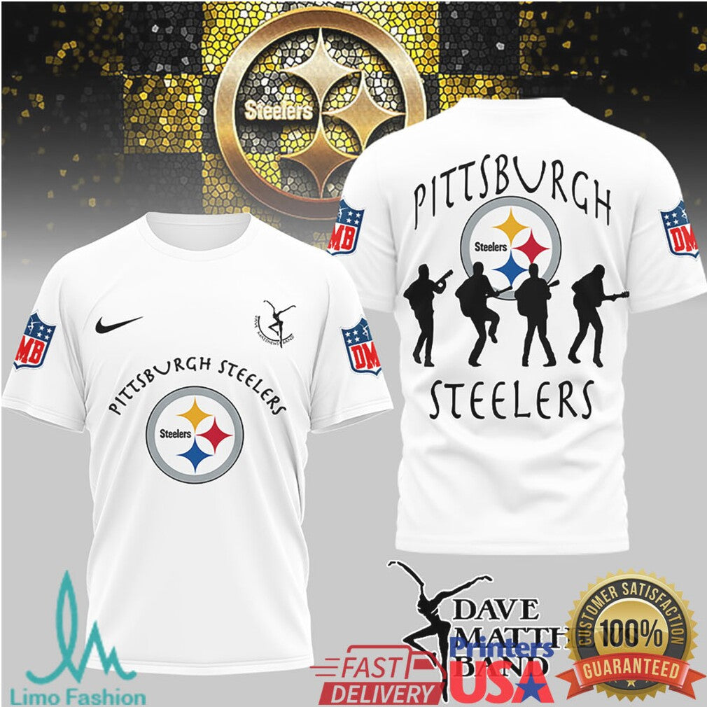 Pittsburgh ST Shirtlers x Dave Matthews Band Music & Football T Shirt