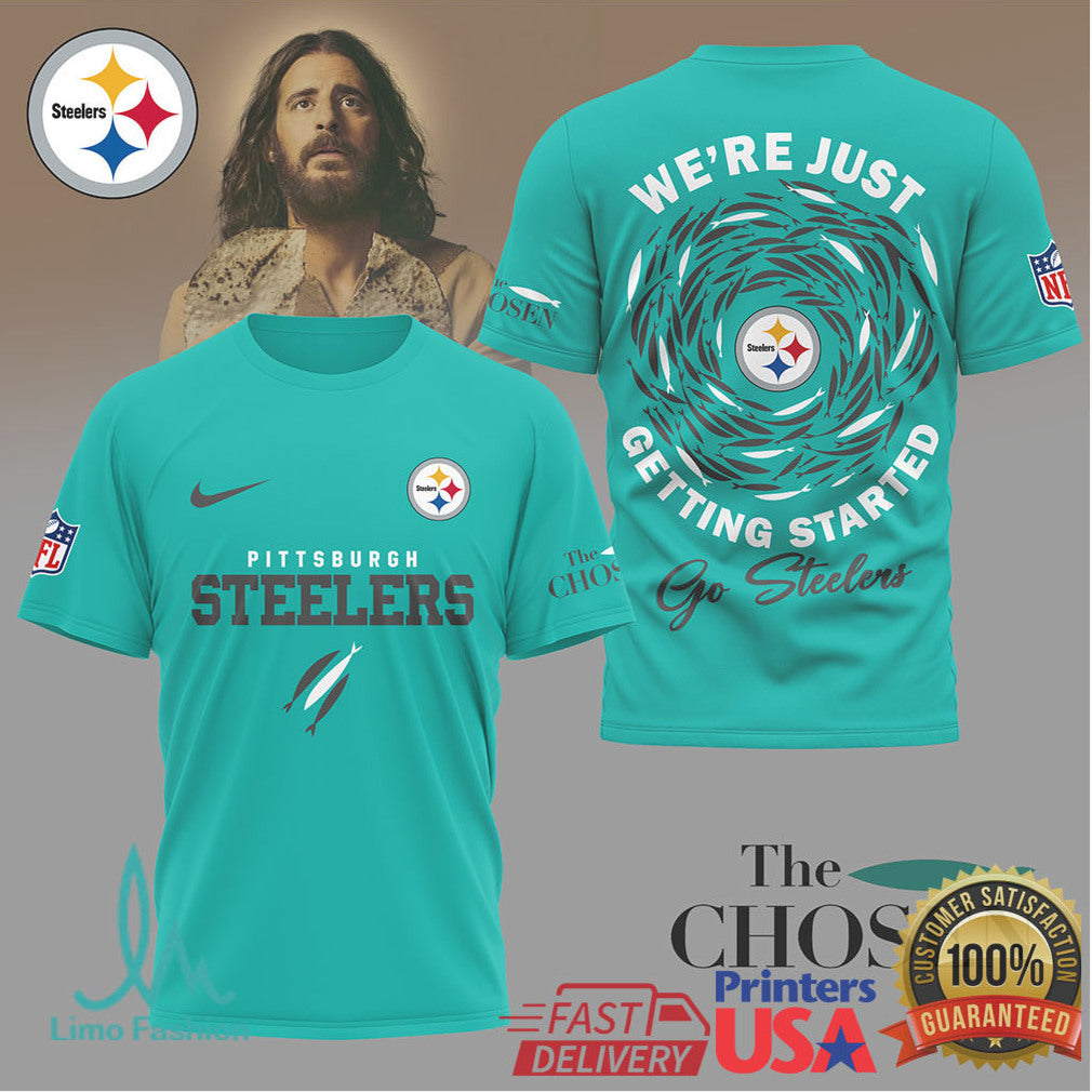 Pittsburgh ST shirtlers “The Chosen” Religious Football T Shirt Go ST shirtlers Faith T shirt