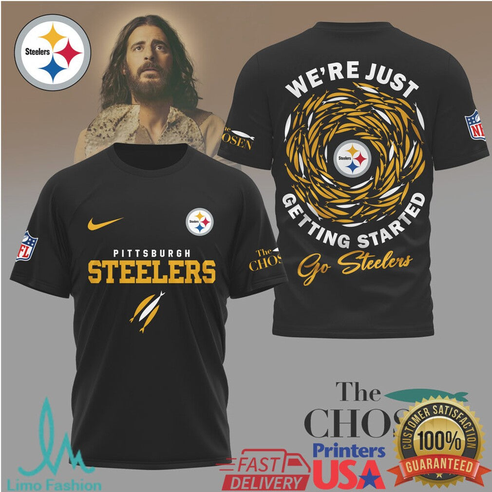 Pittsburgh ST shirtlers “The Chosen” Religious Football T Shirt Go ST shirtlers Faith T shirt