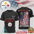Pittsburgh ST shirtlers Veterans Thank You US Armed Forces T Shirt - Limotees LLC