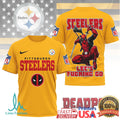 Pittsburgh ST shirtlers x Deadpool “Let's Fucking Go” NFL Graphic T Shirt - Limotees LLC