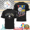 Pittsburgh Steelers Autism Awareness They Not Like Us T Shirt - Limotees LLC