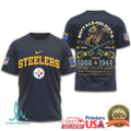 Pittsburgh Steelers Buffalo Soldiers US Army 1866 1944 Honor T Shirt - Limotees LLC