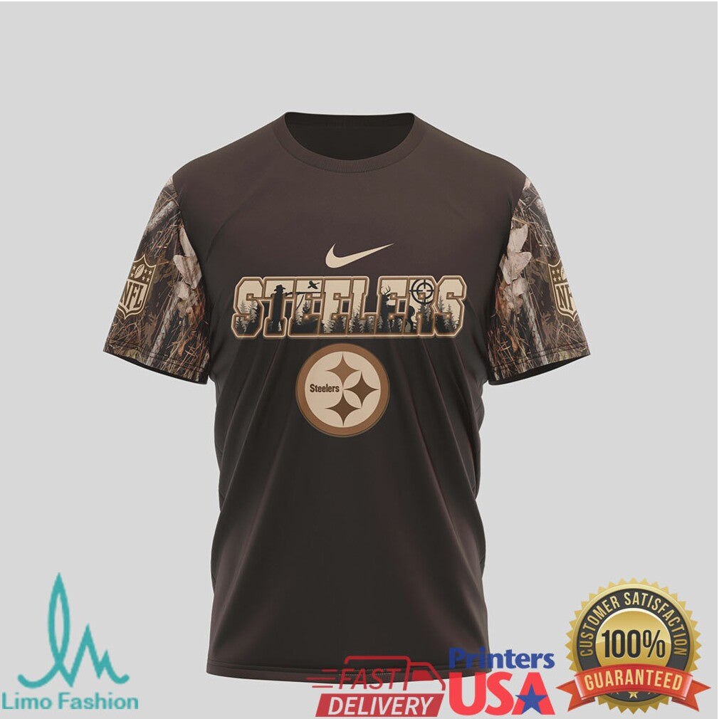 Pittsburgh Steelers Deer Hunting Camo Tshirt - Limotees LLC