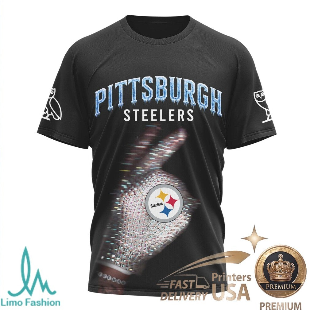 Pittsburgh Steelers Drake Iceman OVO Hip Hop Sports Jersey - Limotees LLC