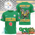 Pittsburgh Steelers Green Day Meets Football Tshirt