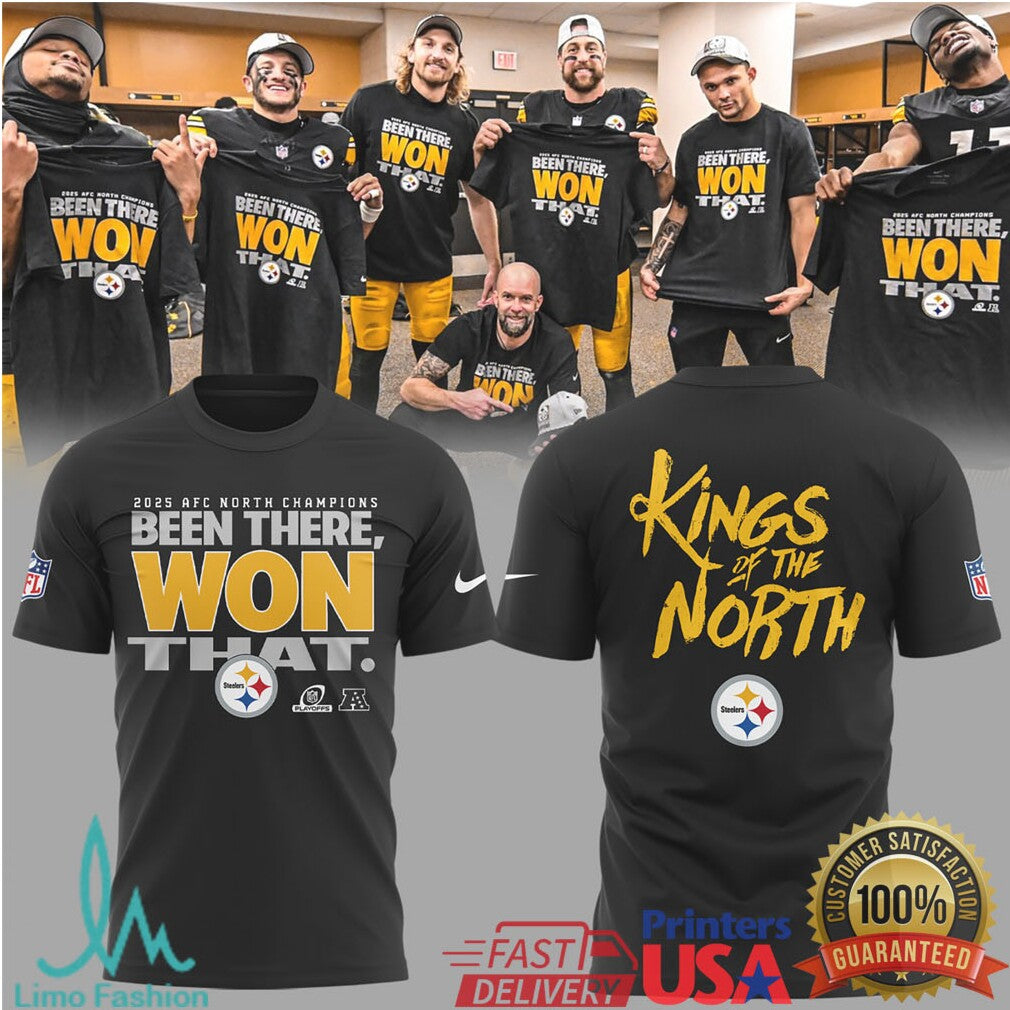 Pittsburgh Steelers Kings of the North AFC North Champions Apparel - Limotees LLC