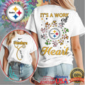 Pittsburgh Steelers Nurse Shirt It's a Work of Heart NFL Medical Gift - Limotees LLC