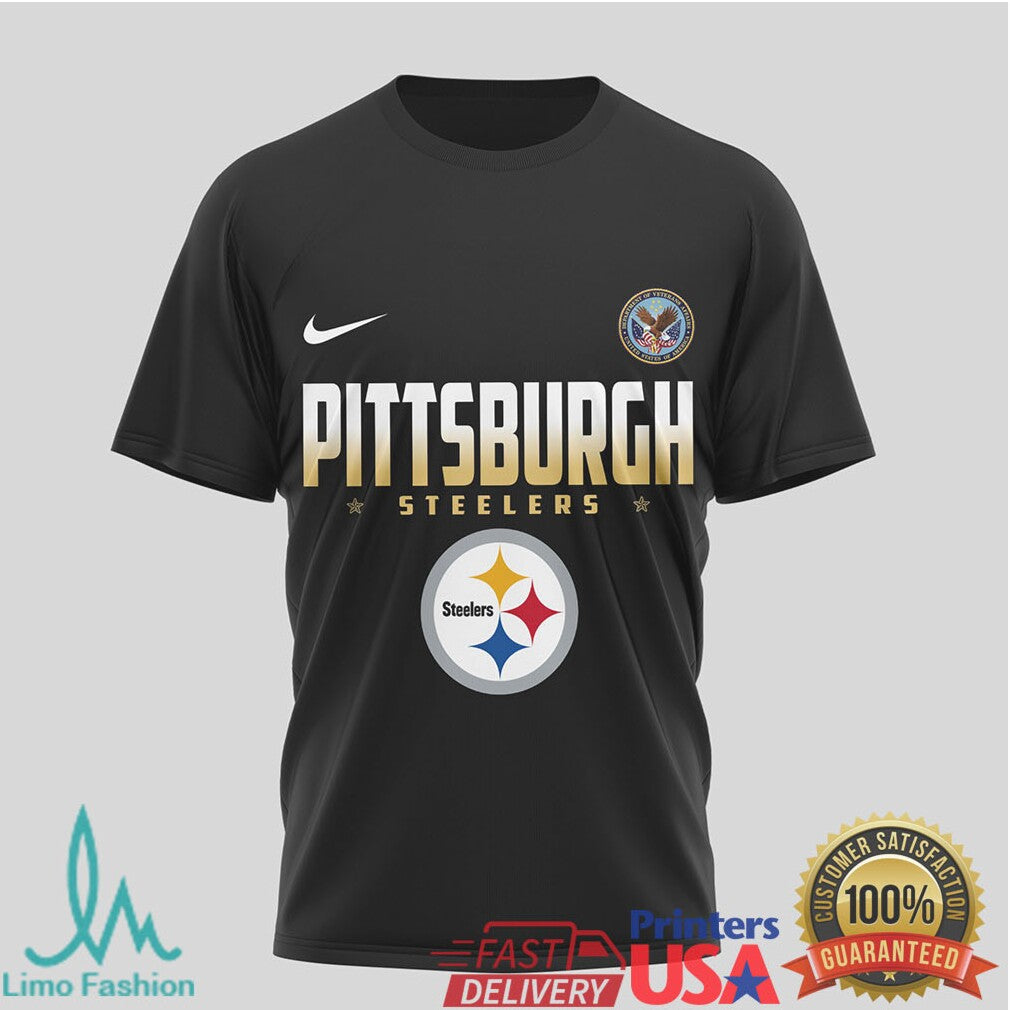 Pittsburgh Steelers Official NFL Department Of Veterans Affairs 3D Shirt - Limotees LLC