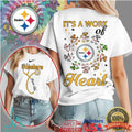 Pittsburgh Steelers Official NFL Grateful Dead Nurse 3D Shirt - Limotees LLC
