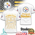 Pittsburgh Steelers Official NFL Whiskey 3D Shirt