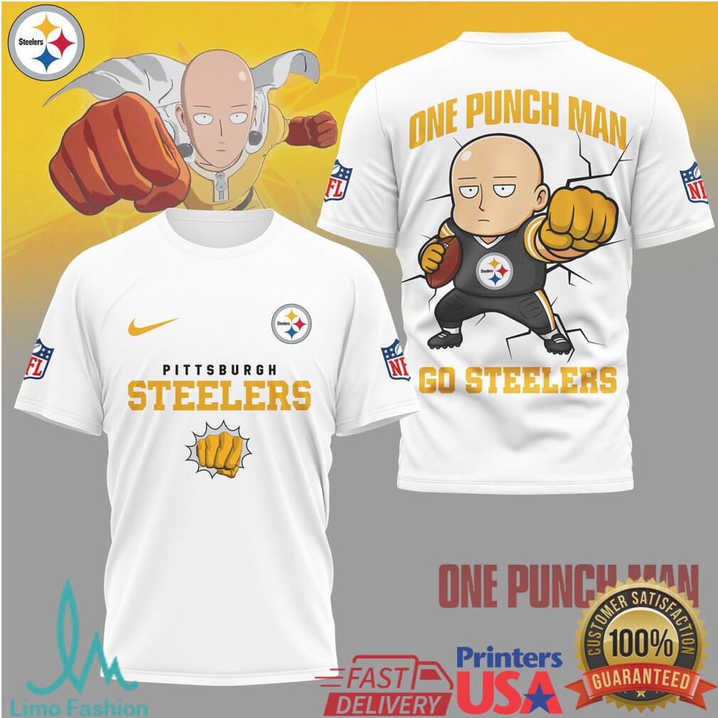 Pittsburgh Steelers One Punch Man Saitama Hero Fan Apparel - Limotees LLC