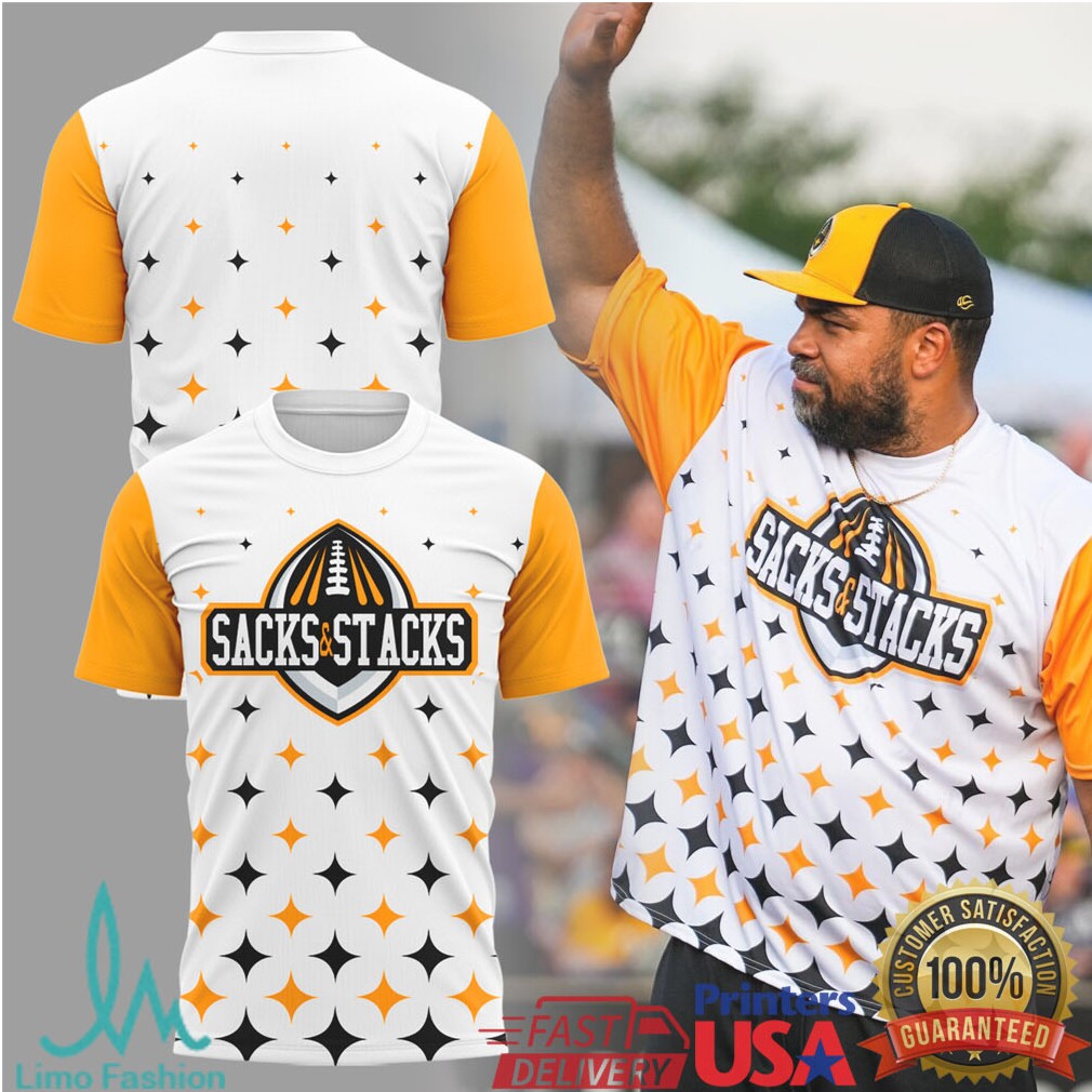 Pittsburgh Steelers Sacks & Stacks All Over Print Shirt & Hoodie - Limotees LLC