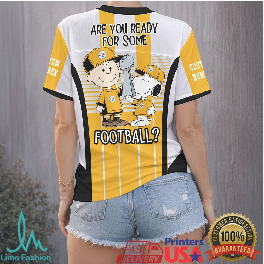 Pittsburgh Steelers Snoopy Charlie Brown Nfl Football Jersey Shirt