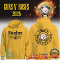 Pittsburgh Steelers x Guns N' Roses 2026 Tour Mashup Apparel - Limotees LLC