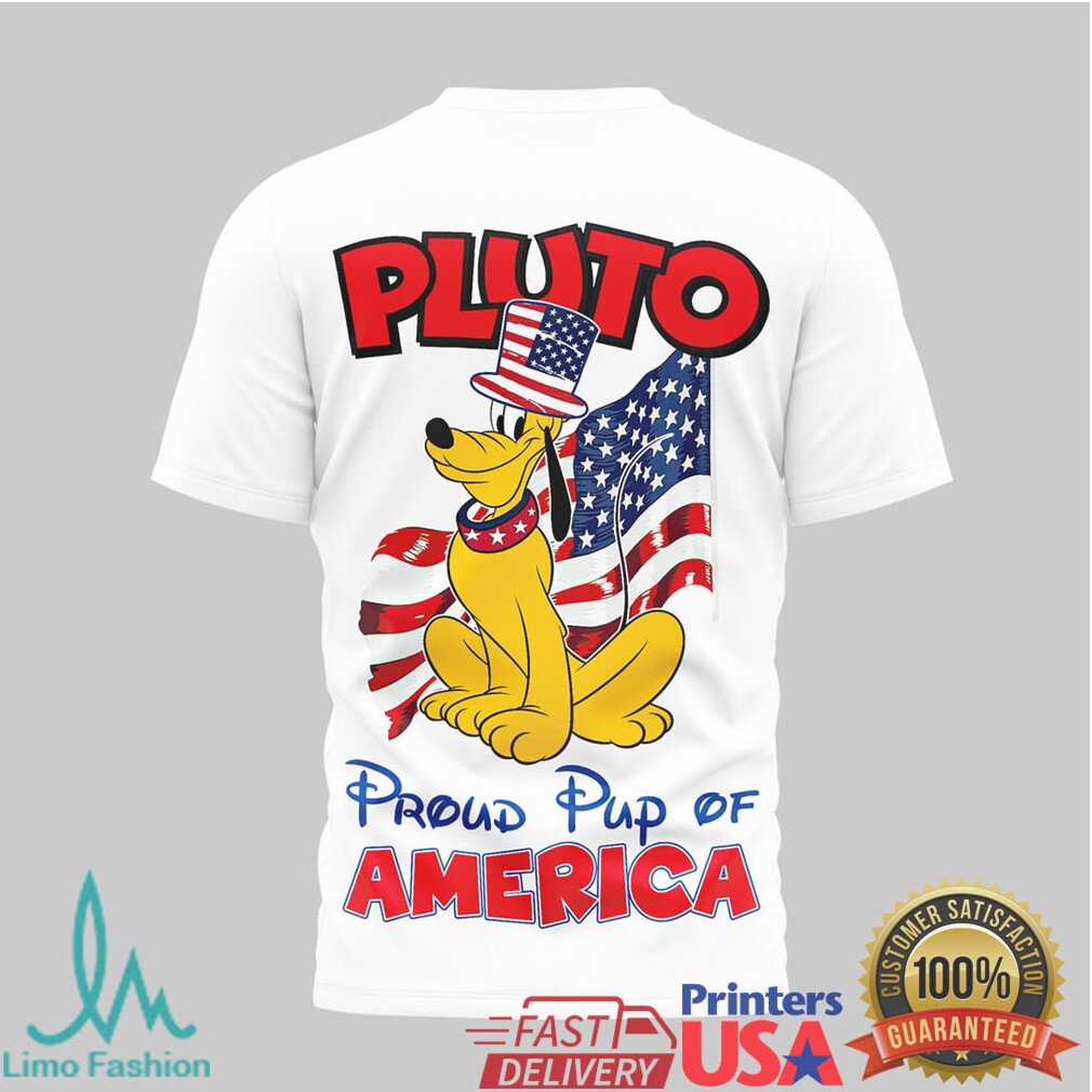 Pluto America 250 Years 1776 2026 Patriotic Fourth of July T Shirt (2) - Limotees LLC