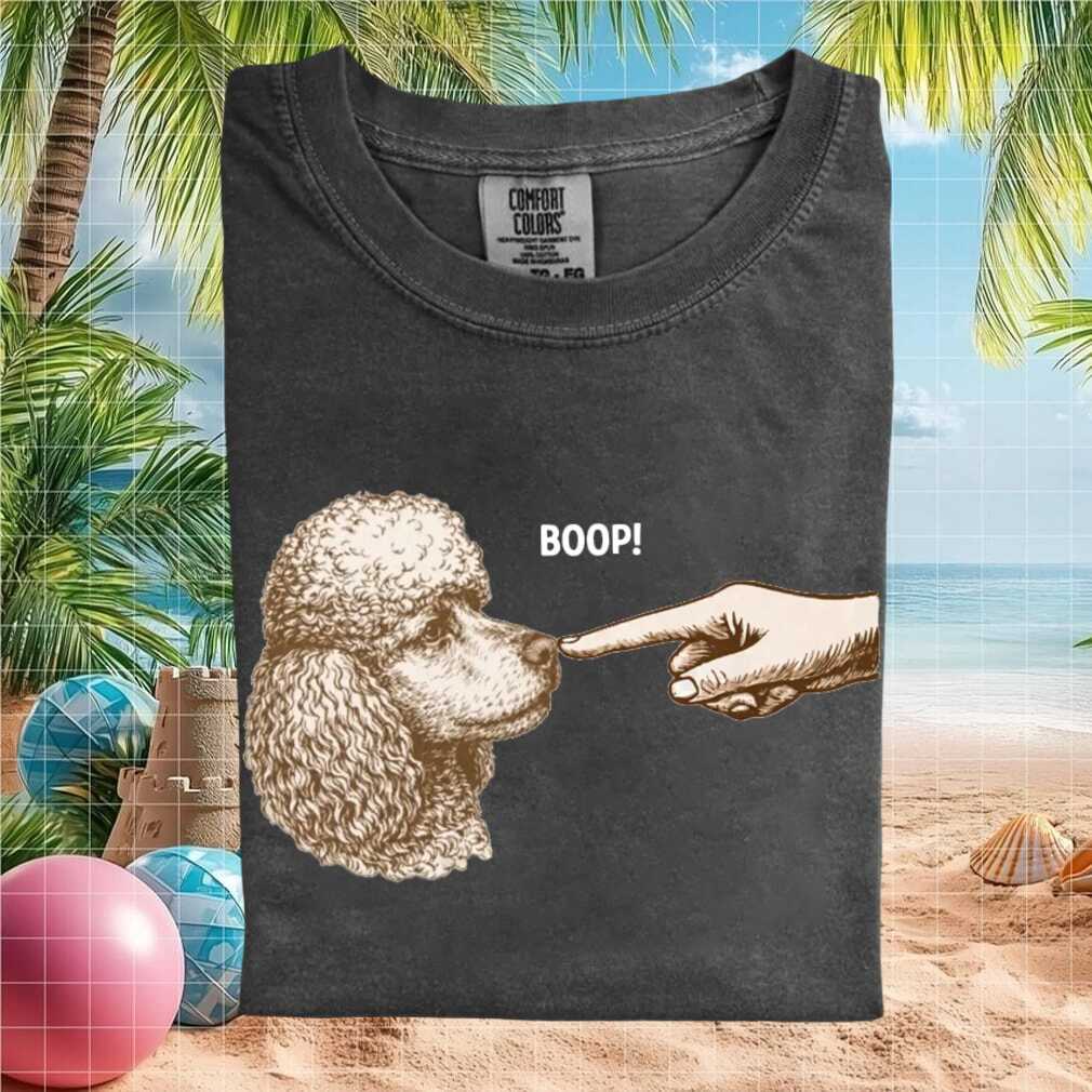 Poodle Dog Boop Vintage Illustration Hand Interaction T Shirt - Limotees LLC
