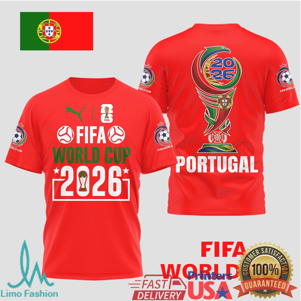 Portugal FIFA World Cup 2026 National Team Pride T Shirt - Limotees LLC