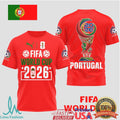 Portugal FIFA World Cup 2026 National Team Pride T Shirt - Limotees LLC