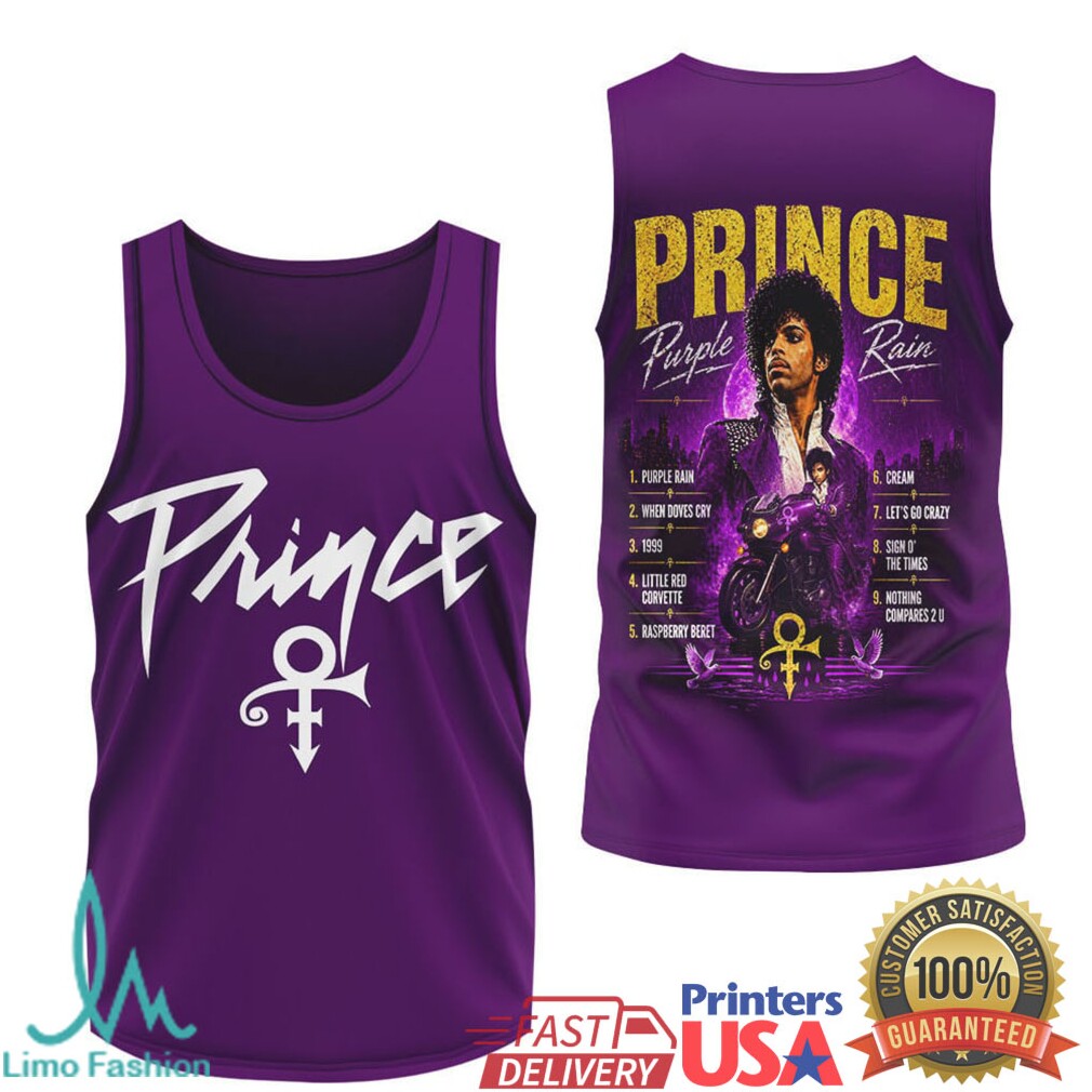 Prince Purple Rain Symbol Logo Tribute T Shirt - Limotees LLC