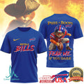 Puss in Boots Buffalo Bills “Fear Me If You Dare” NFL T Shirt - Limotees LLC