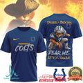 Puss in Boots Indianapolis Colts “Fear Me If You Dare” NFL T Shirt - Limotees LLC