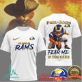 Puss in Boots Los Angeles Rams “Fear Me If You Dare” NFL T Shirt - Limotees LLC
