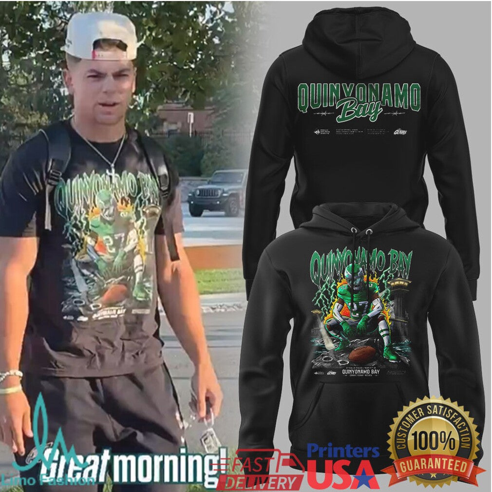 Quinyon Mitchell “Quinyonamo Bay” Philadelphia Eagles Graphic Tee - Limotees LLC