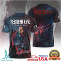 Resident Evil 9 Requiem Game Poster Art Survival Horror Fans Vintage Style T Shirt - Limotees LLC