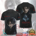 Resident Evil Leon S. Kennedy Requiem Graphic All Over Print T Shirt