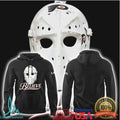 Retro Flyers Goalie Mask “Believe” Graphic T Shirt Black Edition