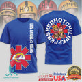 Los Angeles Rams Official NFL Red Hot Chilli Peppers 3D Shirt - Limotees LLC