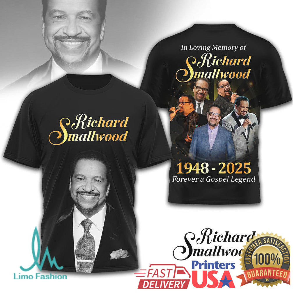 Richard Smallwood In Loving Memory 1948 2025 Gospel Legend Tribute Shirt - Limotees LLC