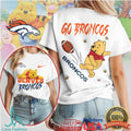 Denver Broncos Official NFL Winnie The Pooh Go Shirt - Limotees LLC