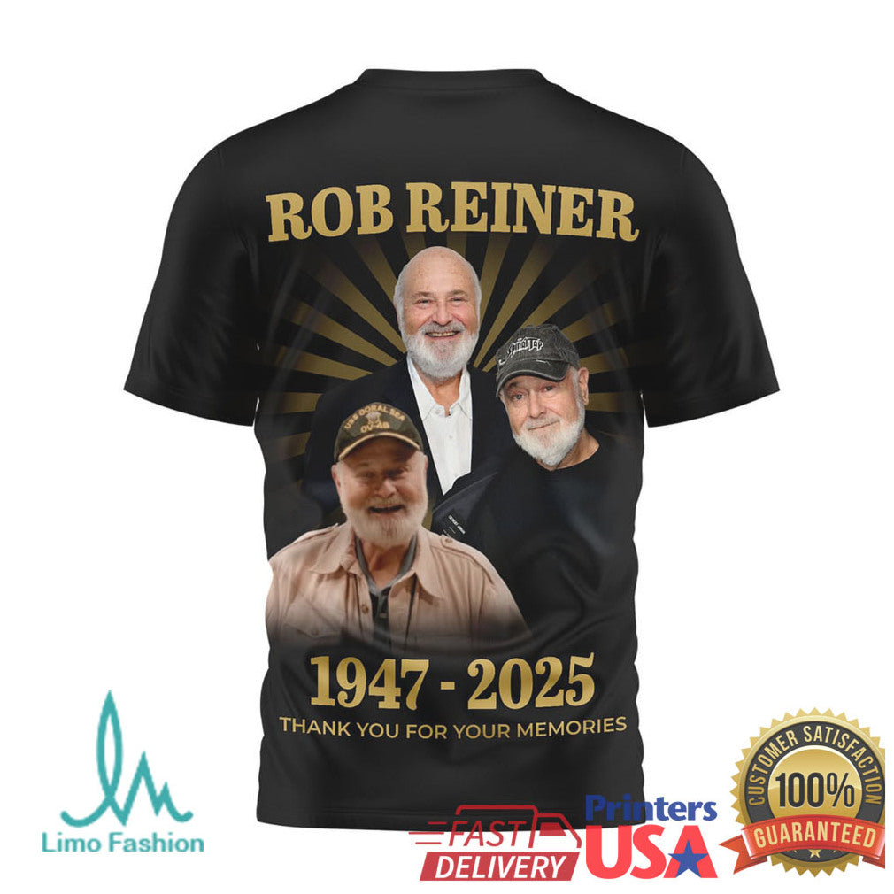 Rob Reiner Memorial Tribute 1947 2025 “Thank You For Your Memories” T Shirt - Limotees LLC