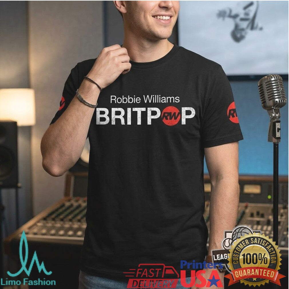 Robbie Williams Britpop 2026 World Tour Dates T Shirt - Limotees LLC