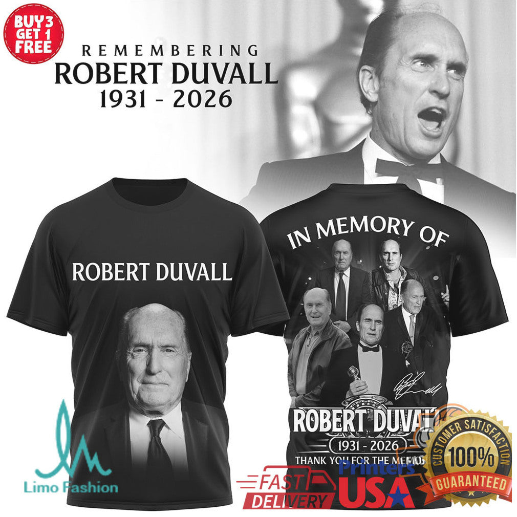 Robert Duvall Remembering 1931 2026 In Memory Of Tribute T Shirt - Limotees LLC