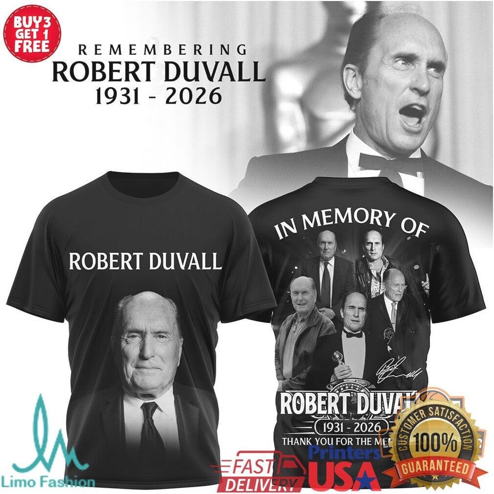 Robert Duvall Remembering 1931 2026 In Memory Of Tribute T Shirt - Limotees LLC