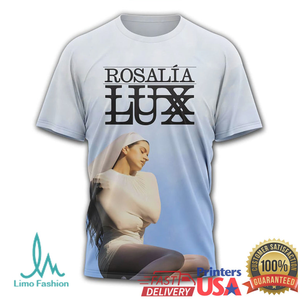 Rosalía LUX World Tour 2026 Graphic Concert T Shirt - Limotees LLC