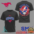 SMU Mustangs “Make SMU Grateful Again” Deadhead Style Mascot T Shirt - Limotees LLC