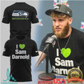 Sam Darnold I Heart Sam Darnold Seattle Seahawks T Shirt & Fan Hoodie - Limotees LLC