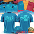 San Antonio Spurs Playoffs 26 Go Spurs Go Retro Style Basketball T Shirt - Limotees LLC