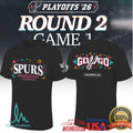 San Antonio Spurs Playoffs '26 Round 2 Game 1 Go Spurs Go Fan T Shirt - Limotees LLC