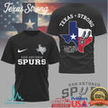 San Antonio Spurs Texas Strong Skyline Faith Verse T Shirt - Limotees LLC