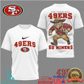 San Francisco 49ers Go Niners Prospector Mascot T Shirt - Limotees LLC