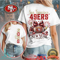 San Francisco 49ers Happy New Year 2026 Festive Football T Shirt - Limotees LLC