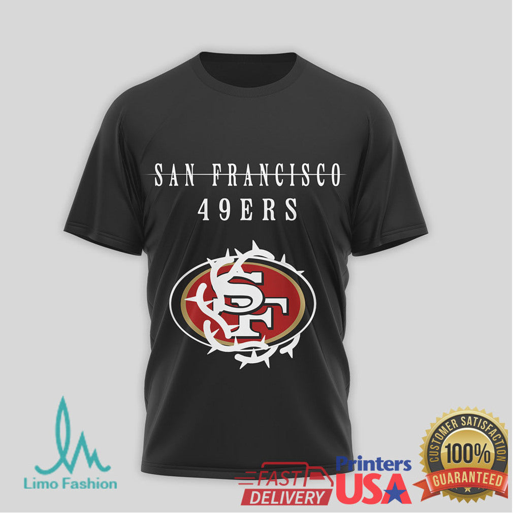 San Francisco 49ers Krampus “Good Tidings & Bad Omens” Black T Shirt - Limotees LLC