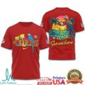 San Francisco 49ers Margaritaville It's 5 O'Clock Somewhere Parrot T Shirt - Limotees LLC